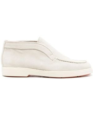 Santoni Botines Slip-On - Blanco