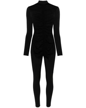 Maison Close Nuit Fauve Long-Sleeves Jumpsuit - Black