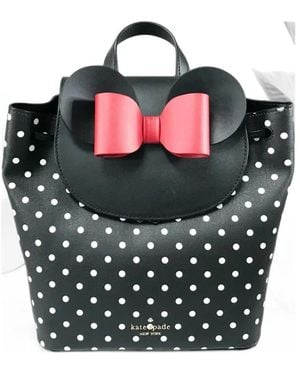 Kate Spade X Disney Minnie Mouse Rucksack Mit Polka-Dot-Muster - Schwarz