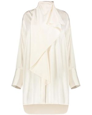 Ellery Jurk Met Hoge Kraag - Wit