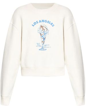 Rag & Bone Graphic-Print Sweatshirt - White
