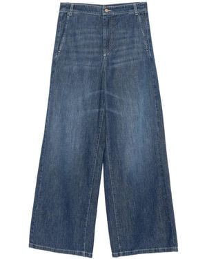 Max Mara Wide-Leg Jeans - Blue