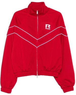 Rhude Piped Mesh Jacket - Red
