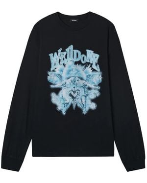 we11done Sudadera Con Estampado Gráfico - Negro