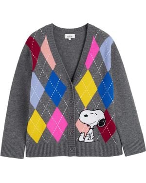 Chinti & Parker Snoopy Cardigan - Blau