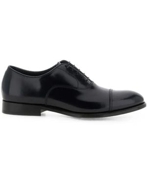 Doucal's Oxford Schoenen Met Bewerkte Neus - Zwart