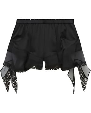 Isabel Marant Ildana Shorts mit Spitzenbesatz - Schwarz