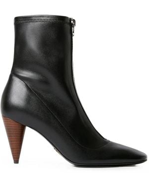Stella McCartney Zipper Ankle Boots - Black