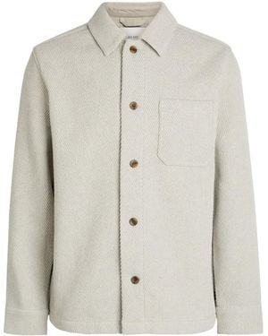Les Deux Buttoned Chest-Pocket Shirt - White