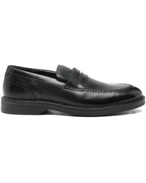 Clarks Aldwin Penny-Strap Loafers - Black