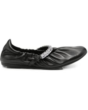 Jimmy Choo Jade Ballet Flats - Black
