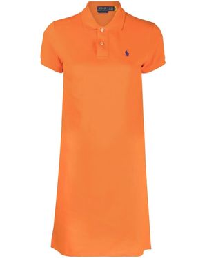 Polo Ralph Lauren Polo Pony ショートスリーブドレス - オレンジ