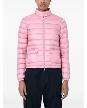 Moncler Logo-Patch Padded Jacket - Pink