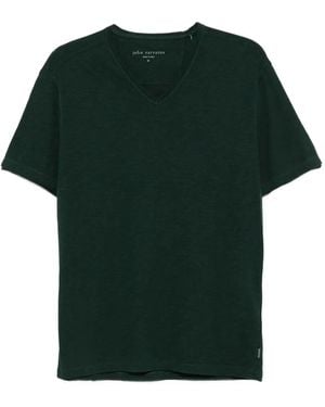John Varvatos T-Shirt Miles À Col V - Vert