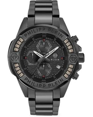 Philipp Plein The $Kull Chrono 44Mm Watch - Grey