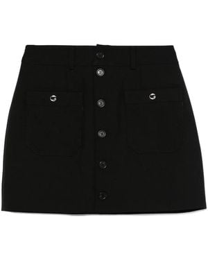 Coperni Button-Front Pocket Skirt - Black