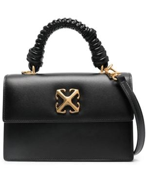 Off-White c/o Virgil Abloh Jitney 2.8 Handbag With Braided Handle - Black