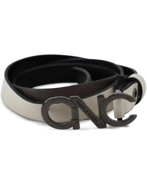 CoSTUME NATIONAL Cinturón Con Hebilla Del Logo - Negro