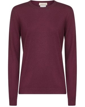 Blanca Vita Crew-Neck Jumper - Purple