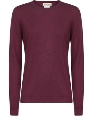 Blanca Vita Pull À Col Rond - Violet