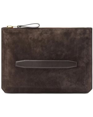 Tom Ford Buckley クラッチバッグ - ブラウン
