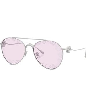 Giorgio Armani Round-Frame Sunglasses - Pink