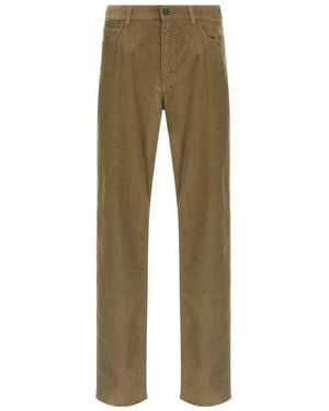 The Row Fred Corduroy Five-Pockets Trousers - Green