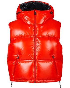 Aztech Mountain Padded Ski Vest - Red