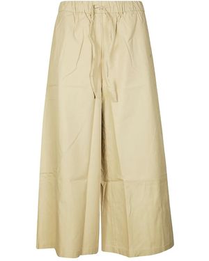 Sun 68 Hose Mit Weitem Bein - Natur