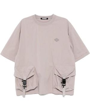 Spoonyard Big Military Pockets T-Shirt - Pink