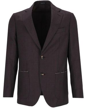 Al Duca d'Aosta Fusion Single-Breasted Suit - Black