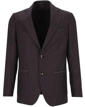 Al Duca d'Aosta Single-Breasted Wool Suit - Black