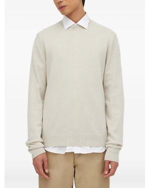 Samsøe & Samsøe Sylli Crew-Neck Jumper - White