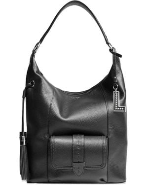 Lancel Premier Flirt レザーショルダーバッグ - ブラック