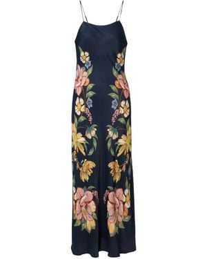 FARM Rio Floral Maxi Dress - Blue