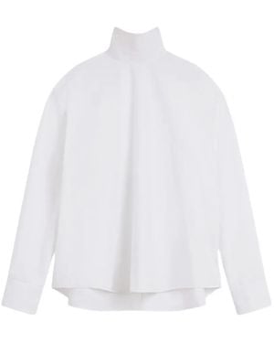 Givenchy Bib-Front Oversized Blouse - White