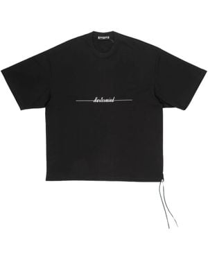 Mastermind Japan Heartbeat-Logo T-Shirt - Black