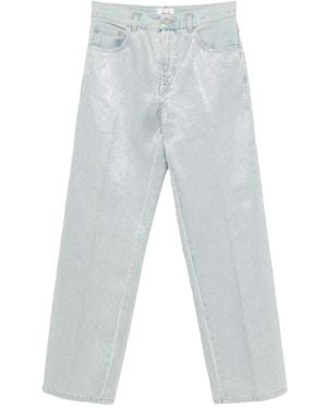 Haikure Pantalones rectos con aplique de lentejuelas - Gris