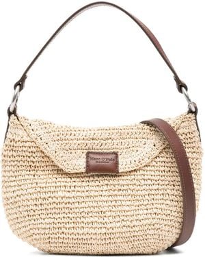 Marc O' Polo Interwoven Shoulder Bag - Natural