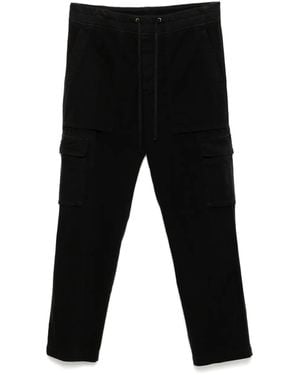 James Perse Army Cotton Slub Cargo Pants - Black