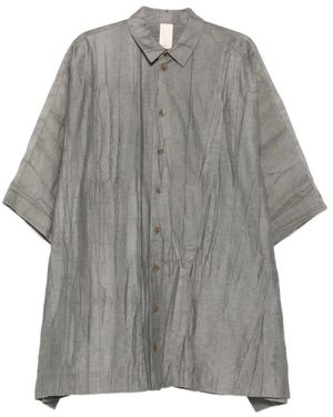 SOH Camisa Con Efecto Arrugado - Gris