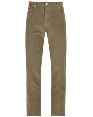 Sartoria Tramarossa Michelangelo Corduroy Slim-Fit Trousers - Green