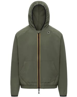 K-Way Hooded Zip Jacket - Green