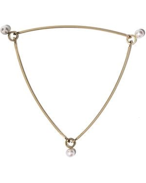 Sophie Bille Brahe 14Kt La Pyramide Pearl Bracelet - Natural