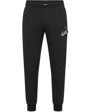 Philipp Plein Jogging Trousers Teddy Stones - Black