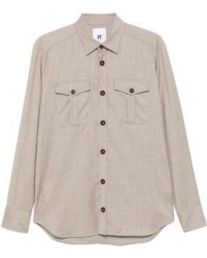 PT Torino Long-Sleeve Shirt - Natural