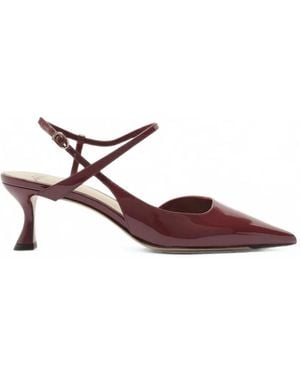 Alexandre Birman Tita Wrap Leather Court Shoes - Pink