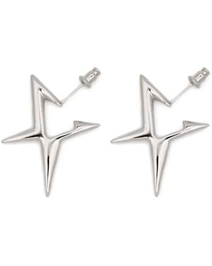 LAG World Orecchini Spike Star - Bianco