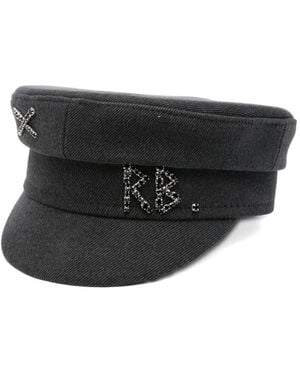 Ruslan Baginskiy Chain Embellished Hat - Black