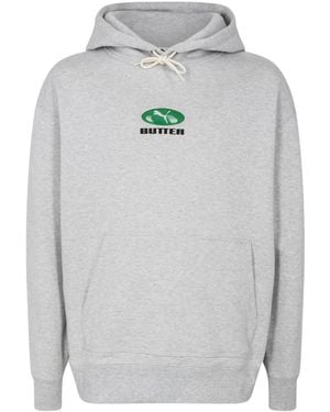 PUMA X Butter Goods Logo-Print Hoodie - Grey
